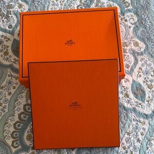 Hermès Vibrant Orange Boxes